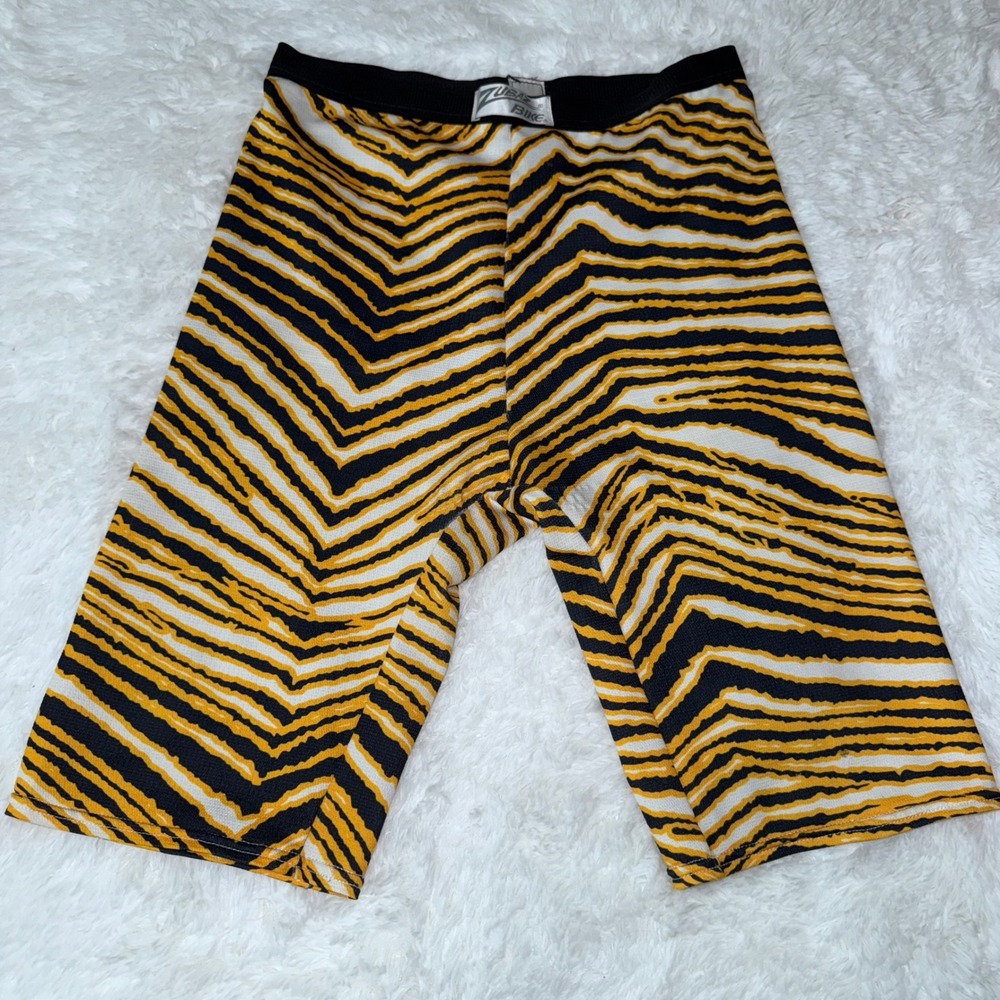 BIKE Athletic Zebra Print‎ Bike Shorts Women's Sz M